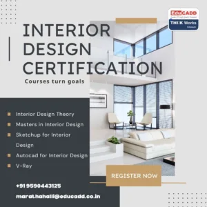 Interior design certification poster