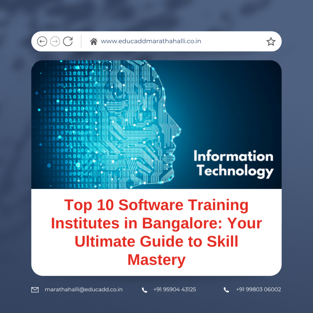 Top software training institute classrooms in Bangalore