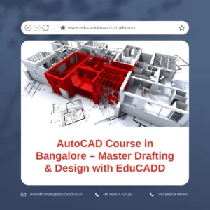 AutoCAD training session at EduCADD Marathahalli Bangalore
