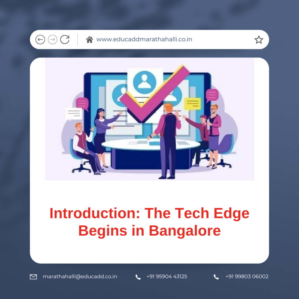IT skills at a tech training institute in Bangalore