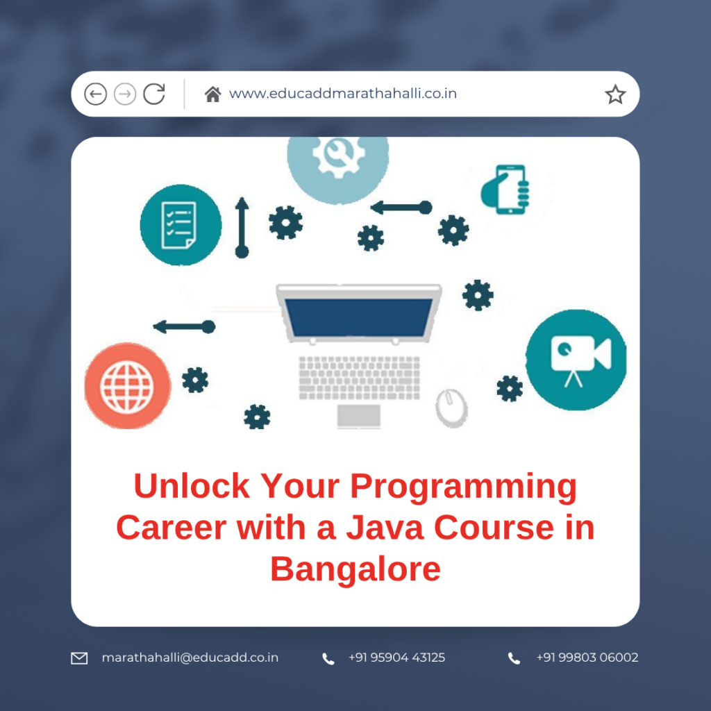 Java programming at a training institute in Bangalore