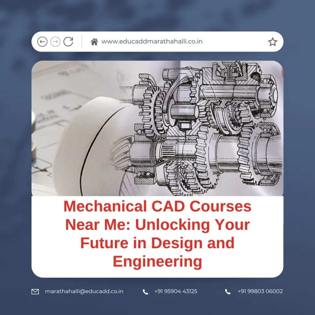 Mechanical CADD Course Nearby