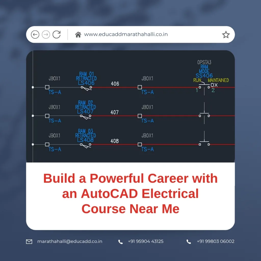 AutoCAD Electrical training near me with expert guidance
