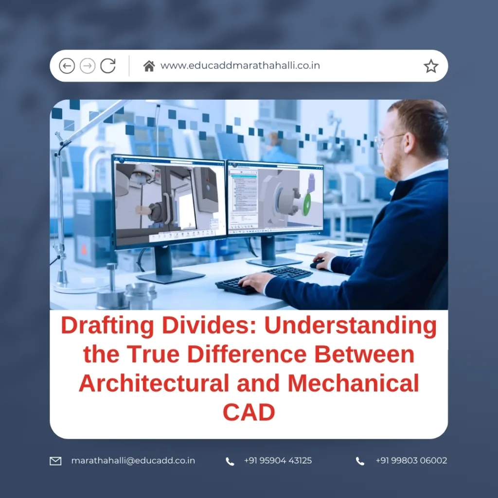 Architectural vs Mechanical CAD