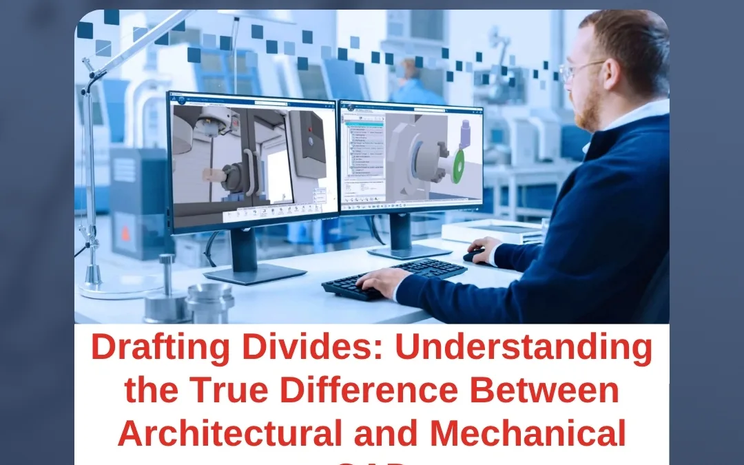 Drafting Divides: Understanding the True Difference Between Architectural and Mechanical CAD