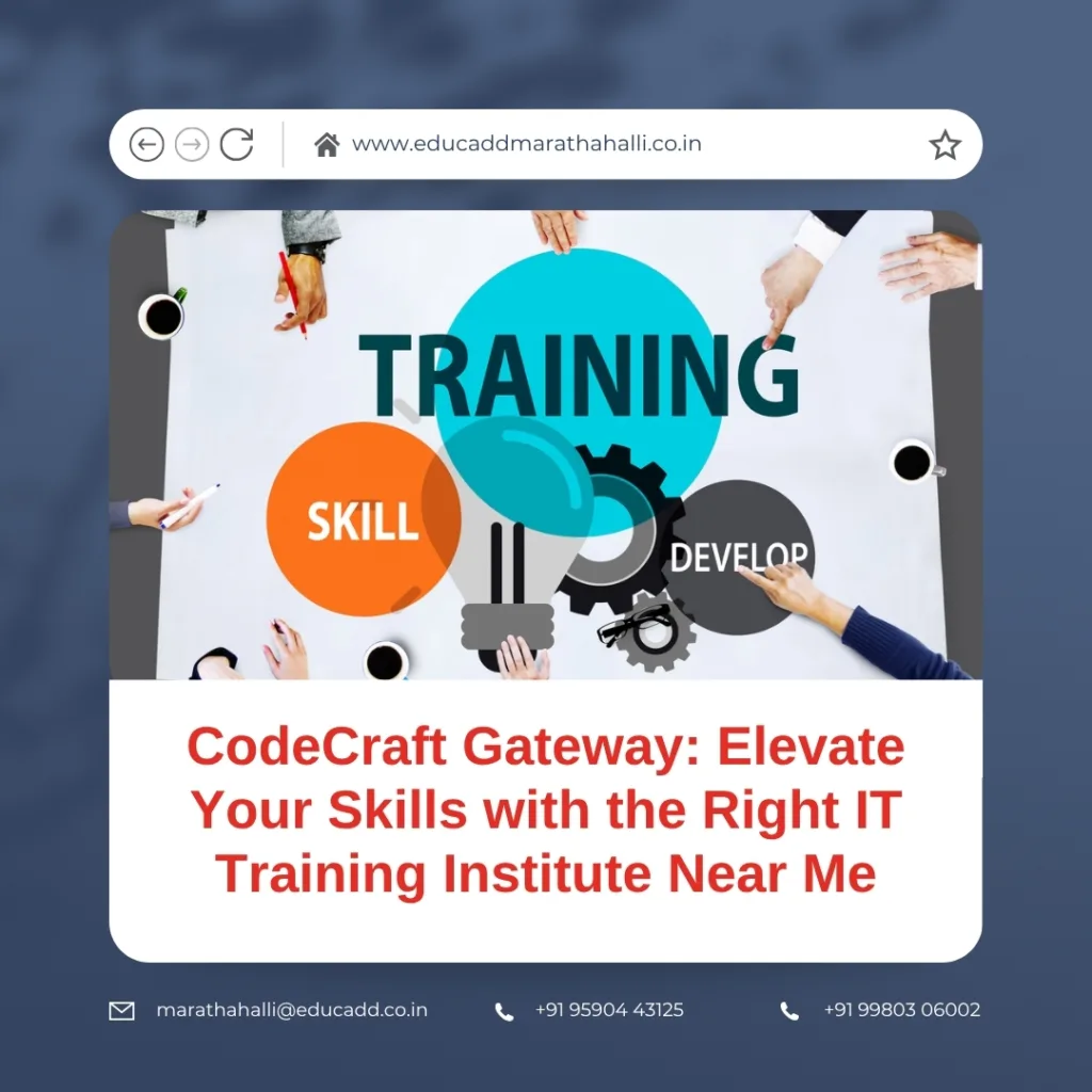 Student learning at IT training institute near you