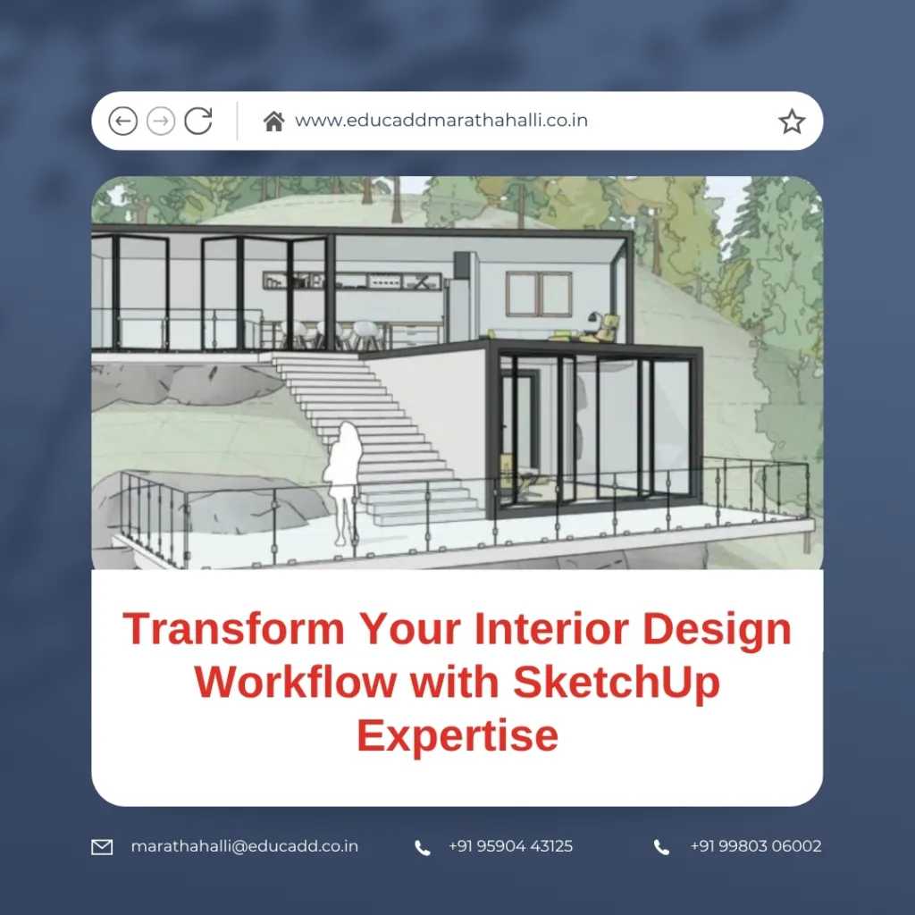 SketchUp training for efficient interior design workflow