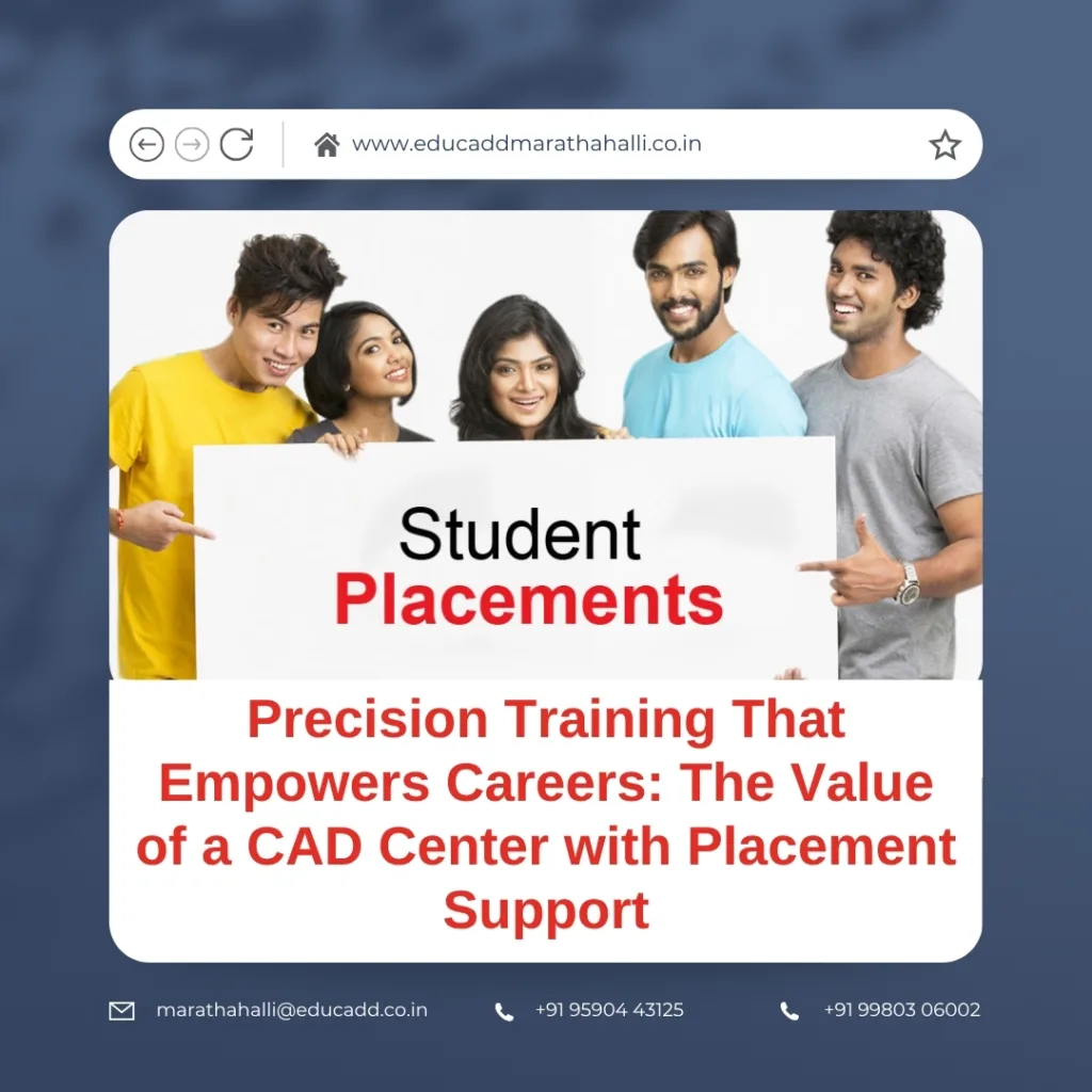 CAD training with placement support for design careers