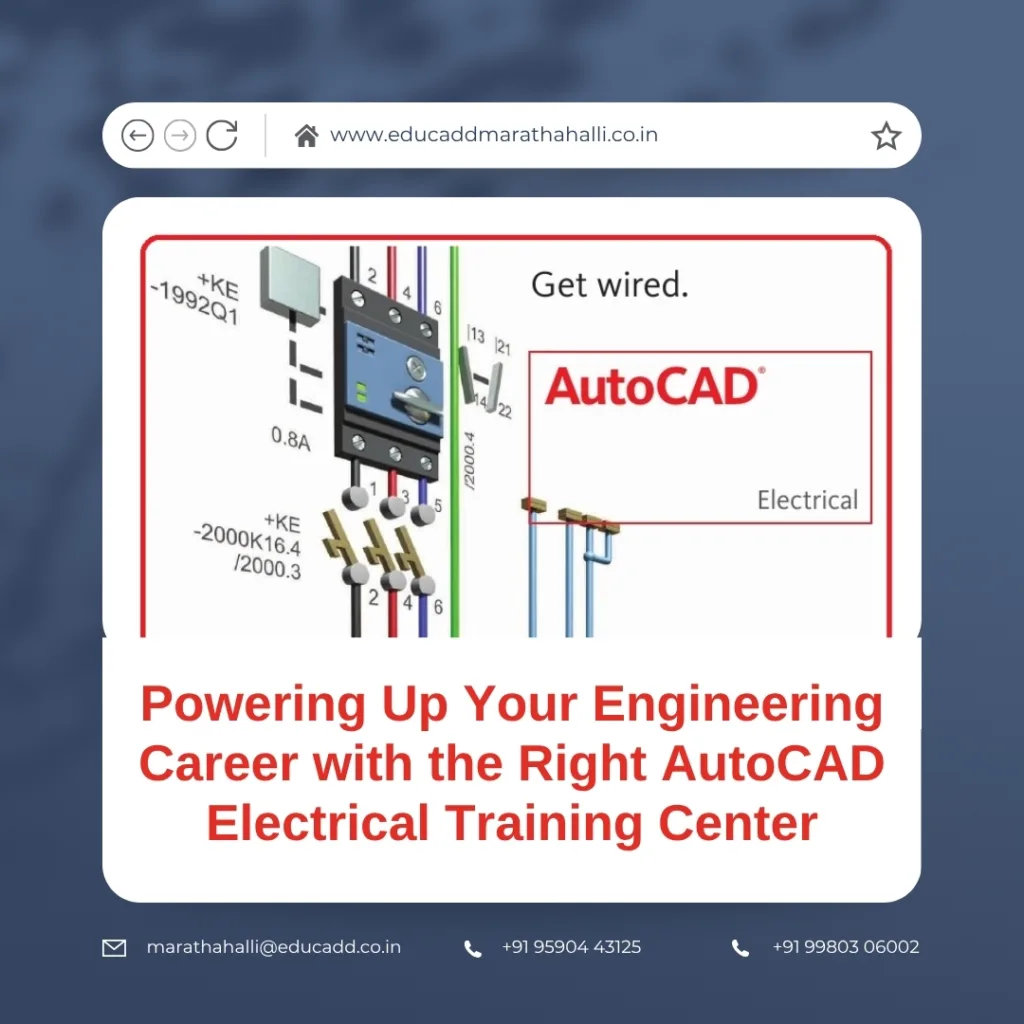 AutoCAD Electrical training for engineers at EduCADD
