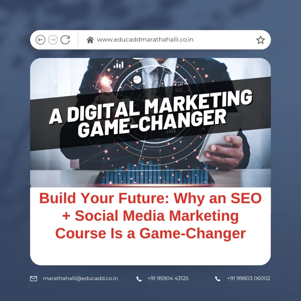 SEO and social media marketing course for career growth