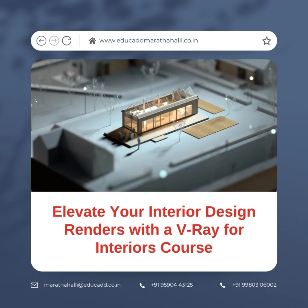 V-Ray for Interiors course creating realistic interior design renders