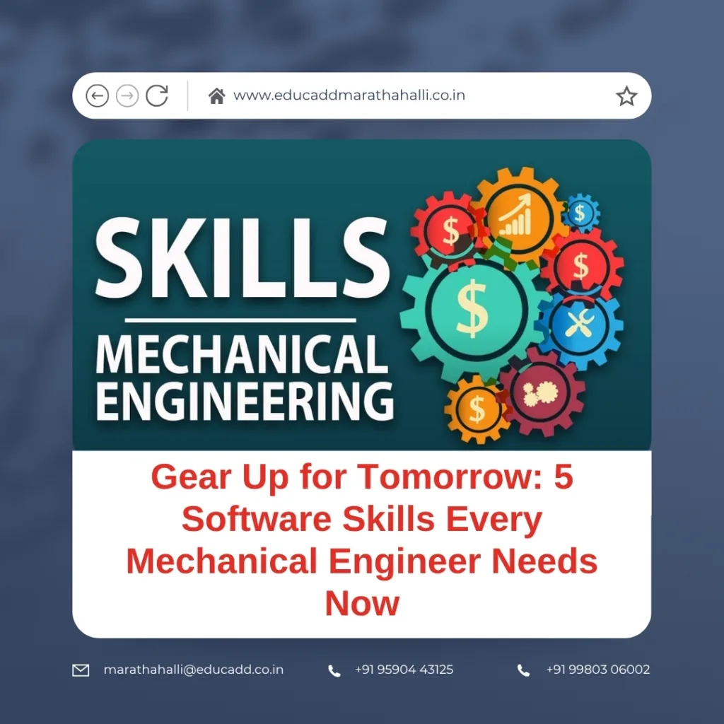 Essential software skills for mechanical engineers