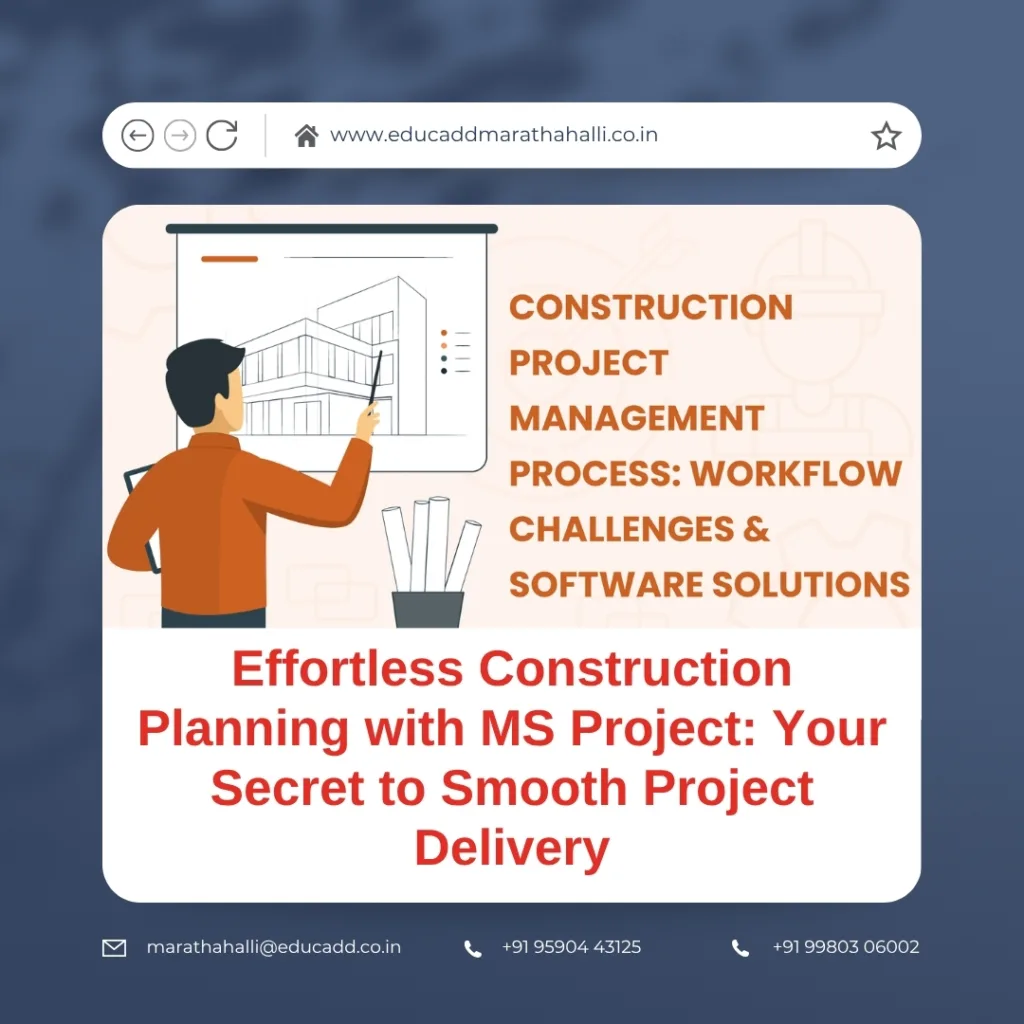 Using MS Project for effortless construction planning