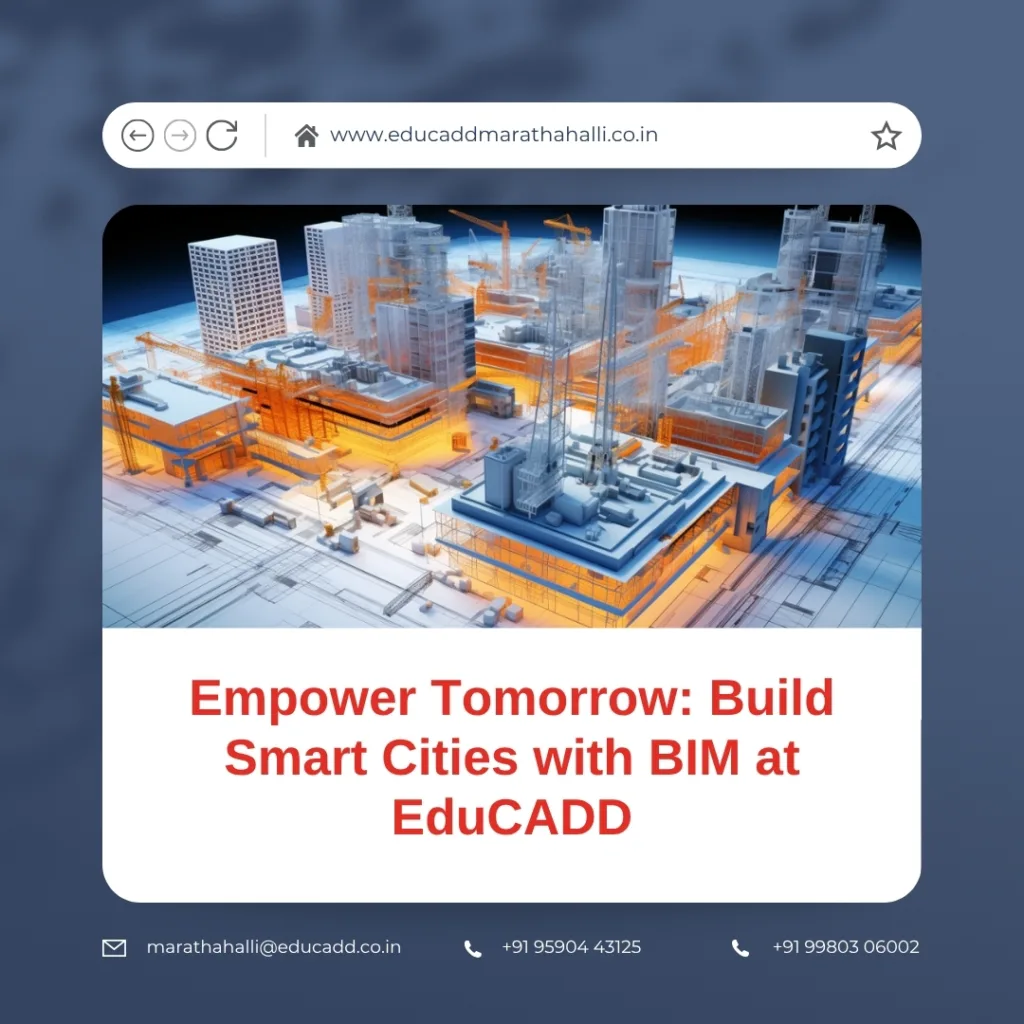 EduCADD students learning BIM for smart city development
