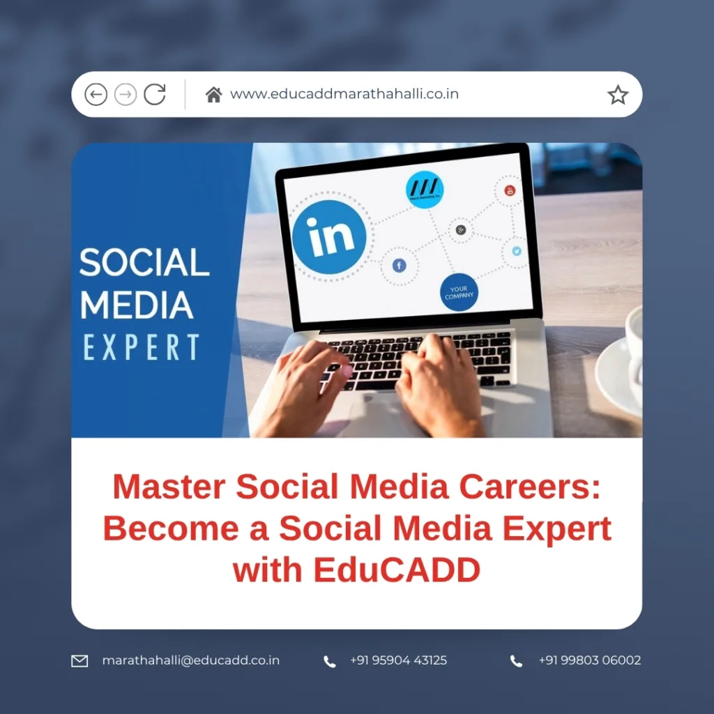 EduCADD social media expert training banner