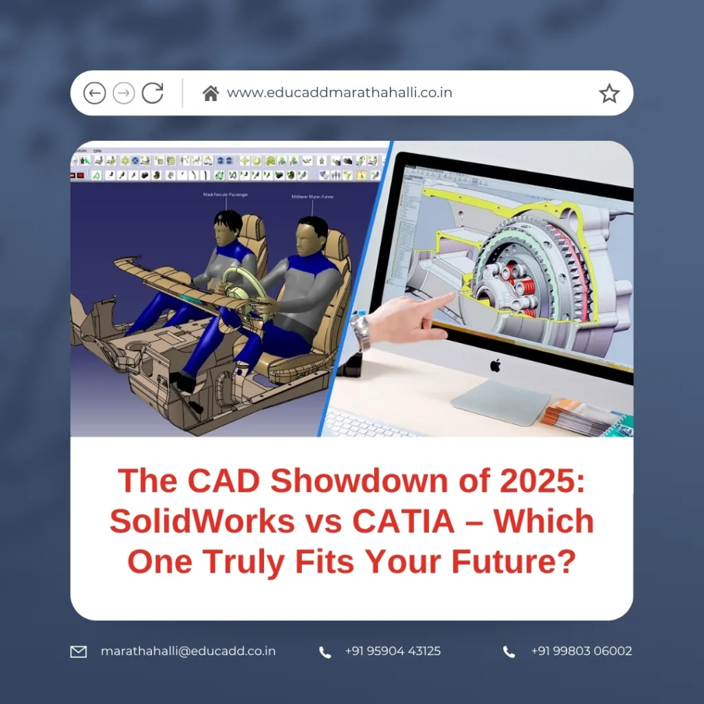 SolidWorks vs CATIA 2025