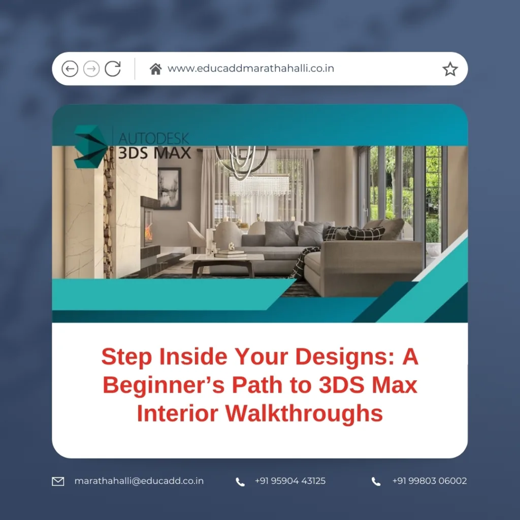 3DS Max Interior Walkthroughs