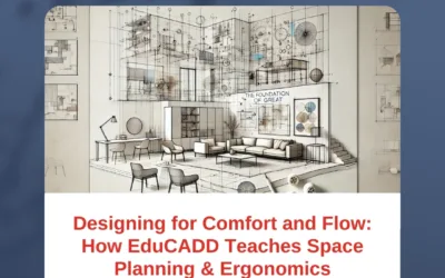 Designing for Comfort and Flow: How EduCADD Teaches Space Planning & Ergonomics