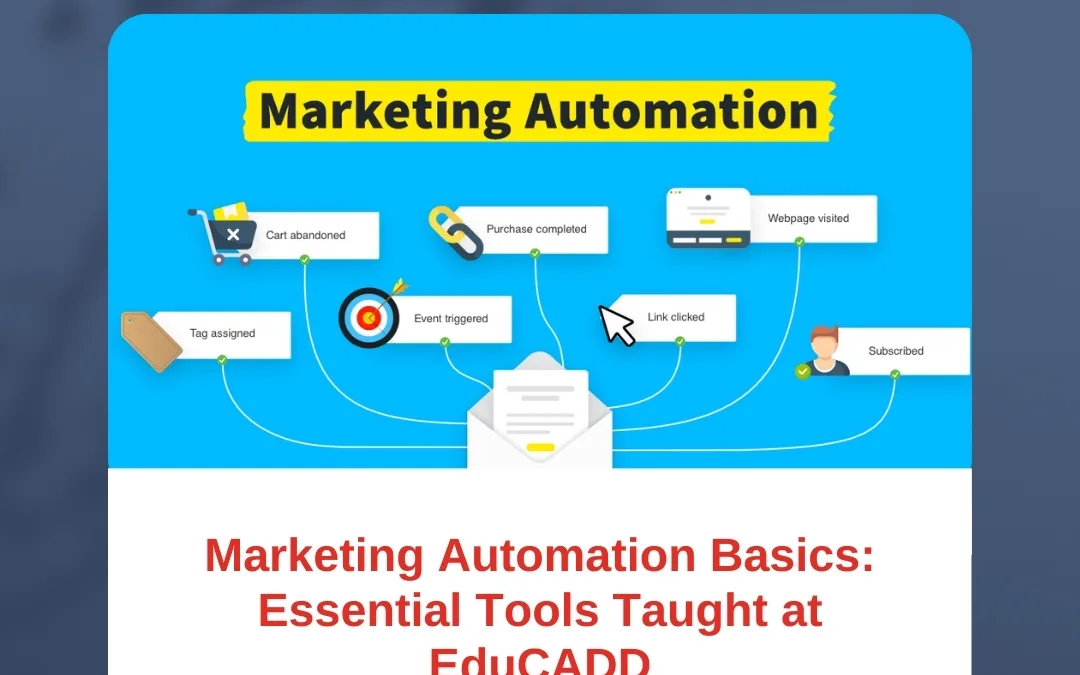 Marketing Automation Basics: Essential Tools Taught at EduCADD