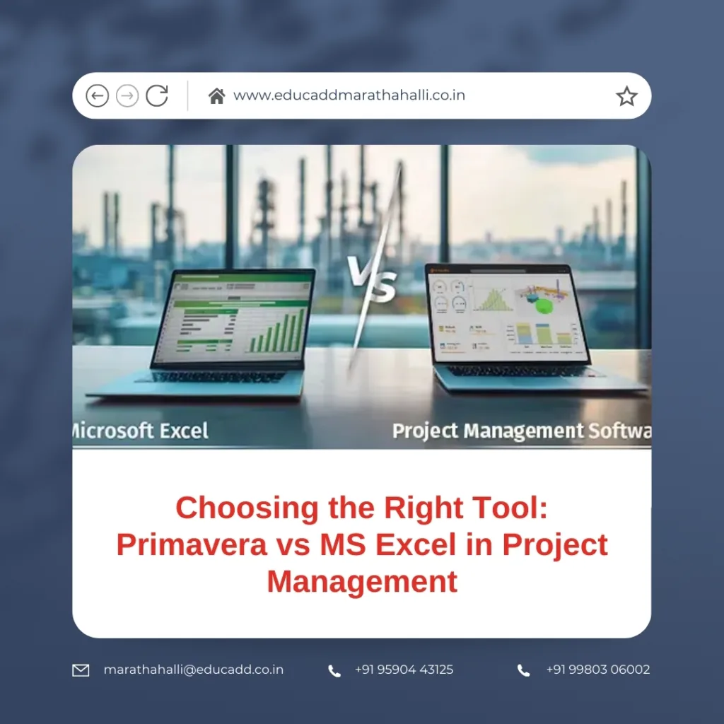 Primavera vs Excel Management