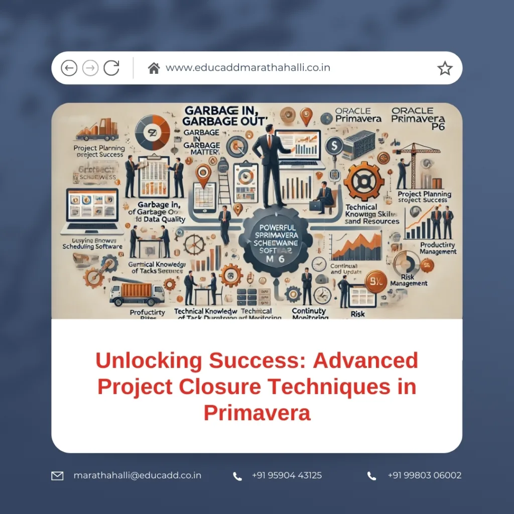 Advanced Primavera Project Closure