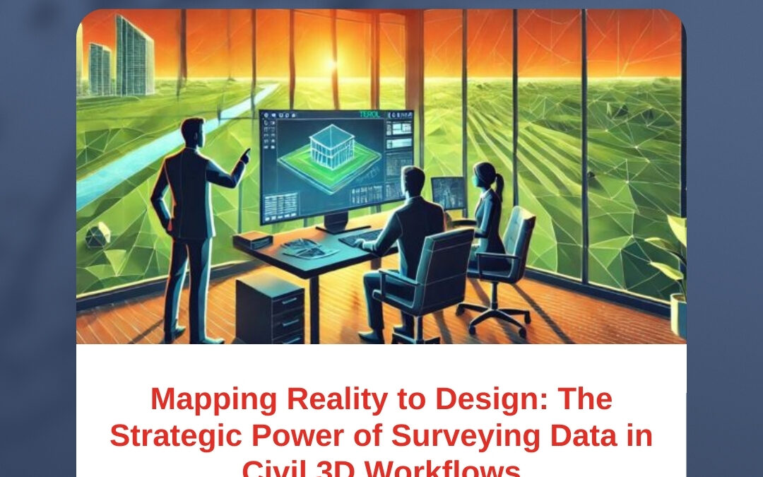 Mapping Reality to Design: The Strategic Power of Surveying Data in Civil 3D Workflows