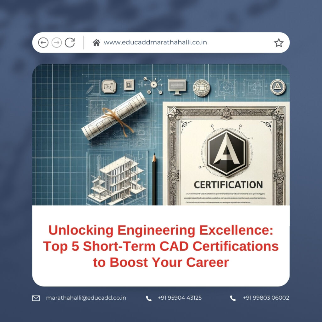 Short-Term CAD Certifications