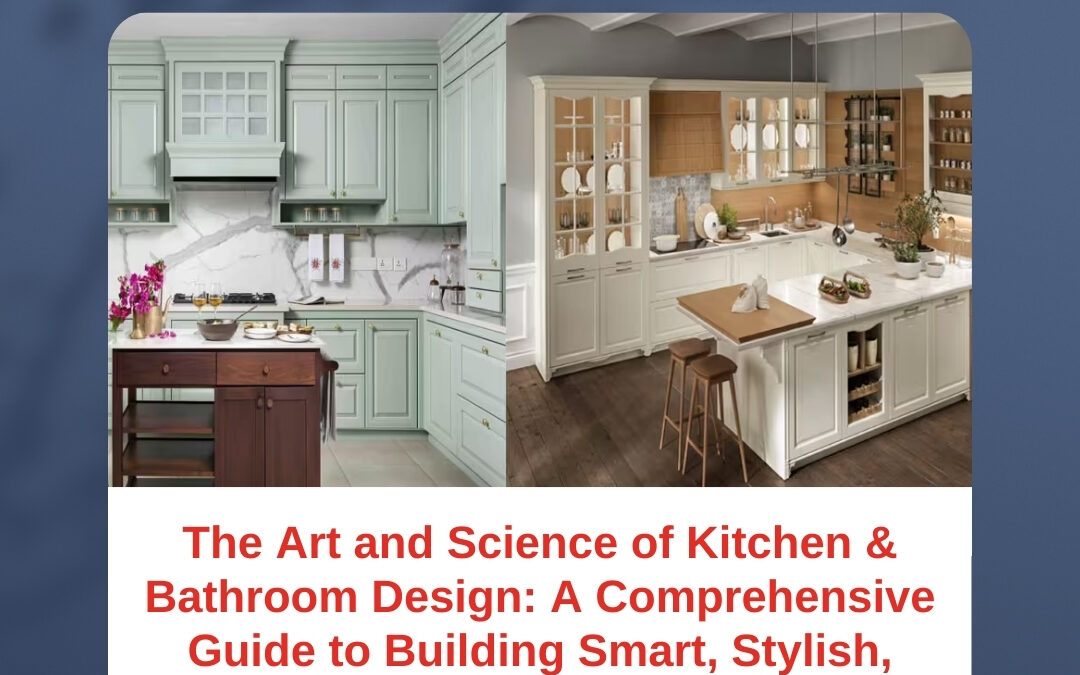 The Art and Science of Kitchen & Bathroom Design: A Comprehensive Guide to Building Smart, Stylish, and Sustainable Spaces