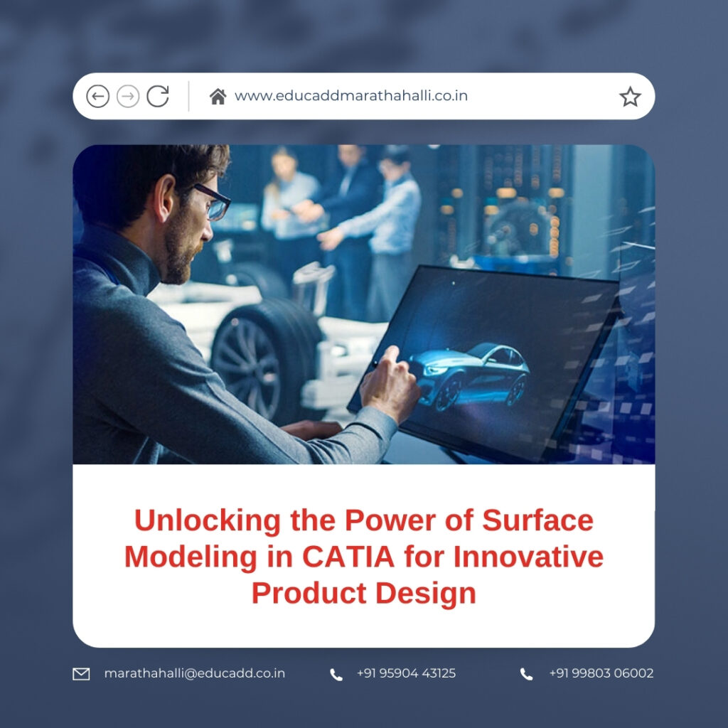 Surface Modeling CATIA Design