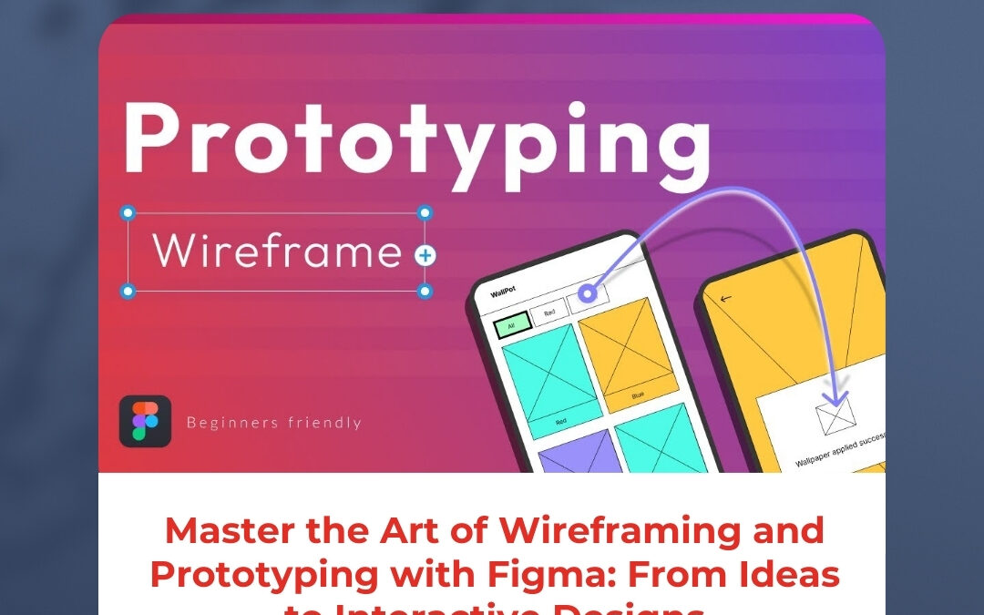 Master the Art of Wireframing and Prototyping with Figma: From Ideas to Interactive Designs