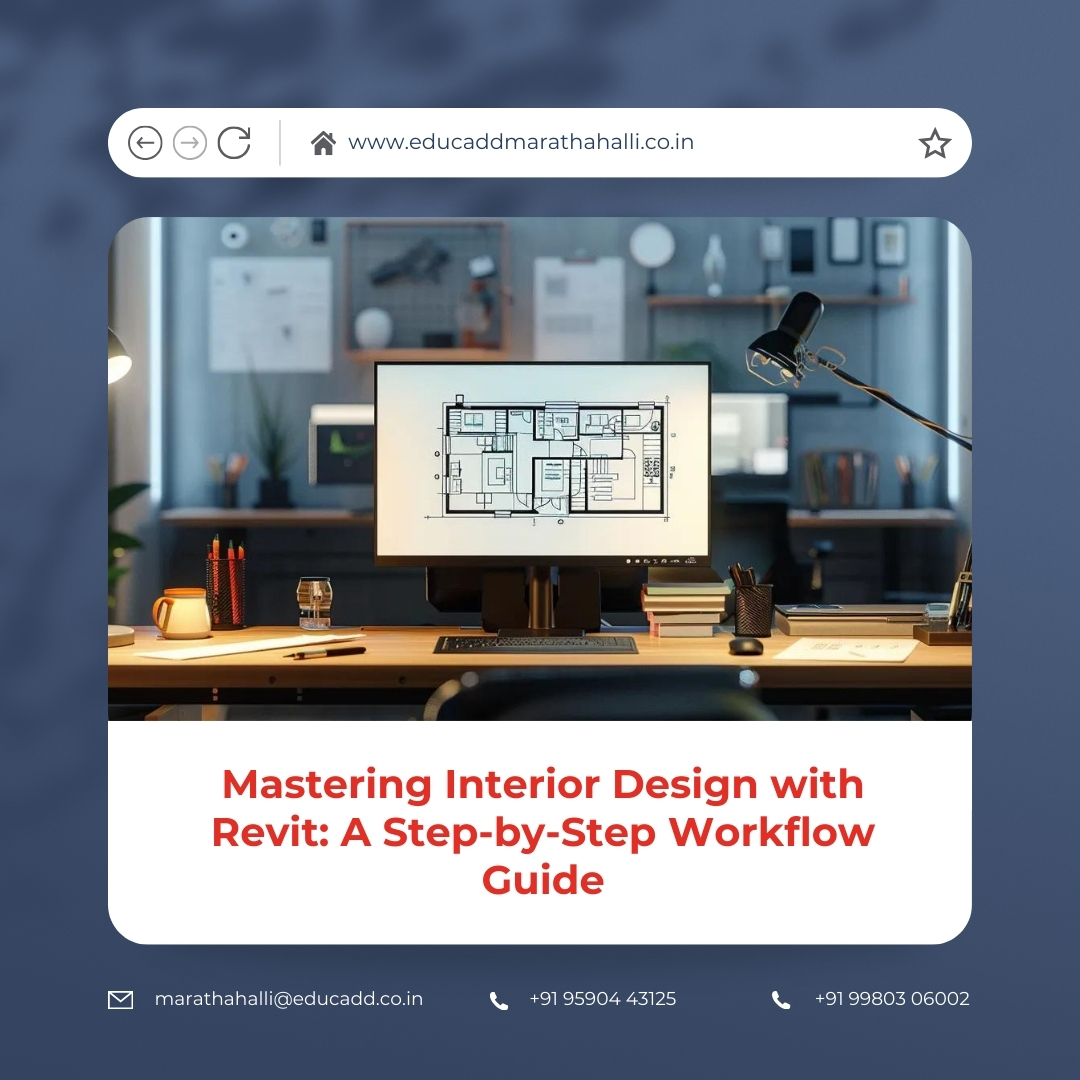 Interior Design Revit Workflow | EduCADD Marathahalli