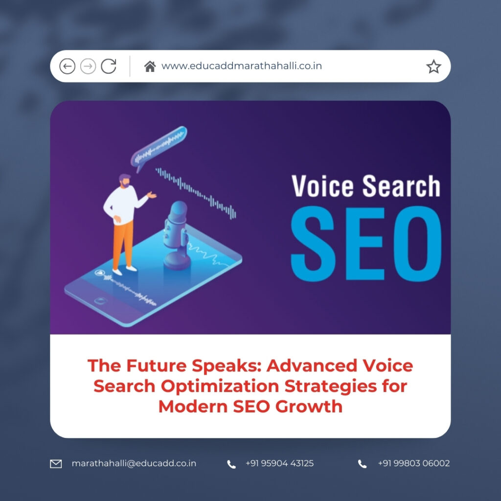 Advanced Voice Search Optimization