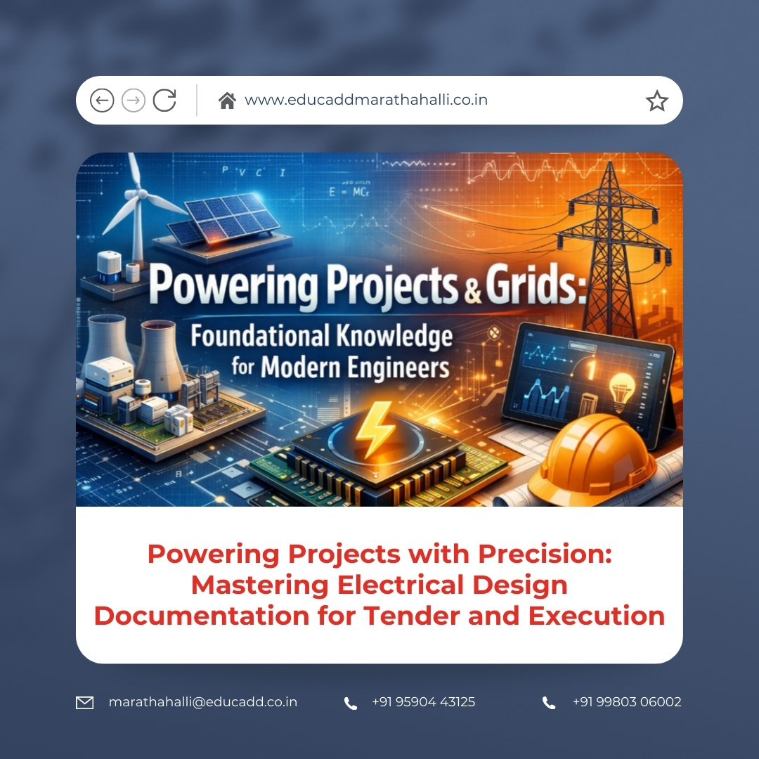 Electrical Design Documentation Mastery | EduCADD Marathahalli