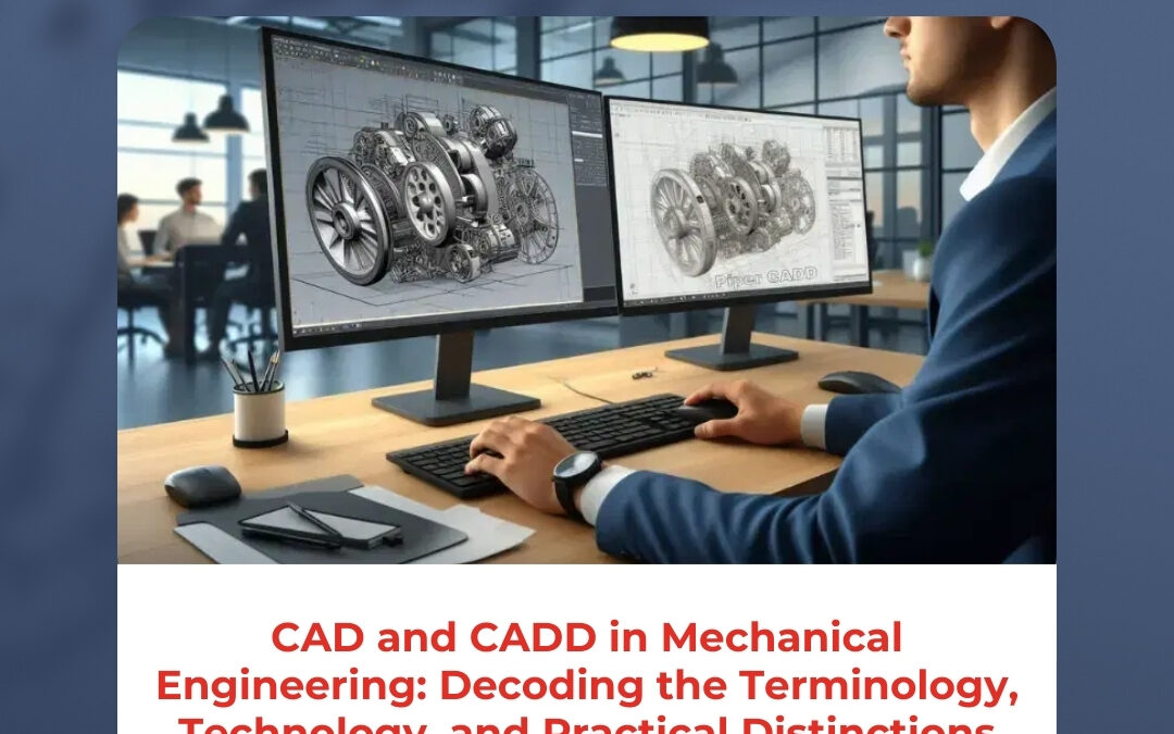 CAD and CADD in Mechanical Engineering: Decoding the Terminology, Technology, and Practical Distinctions