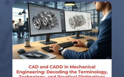 CAD and CADD in Mechanical Engineering: Decoding the Terminology, Technology, and Practical Distinctions