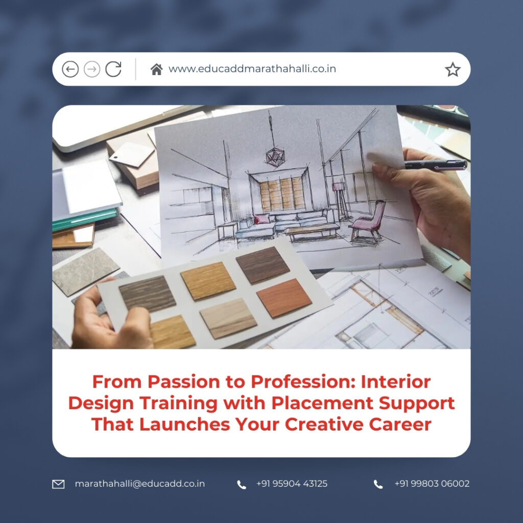 Interior Design Placement Training