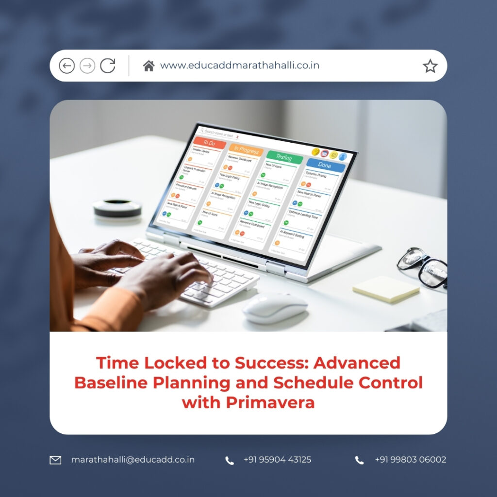 Primavera Baseline Schedule Control