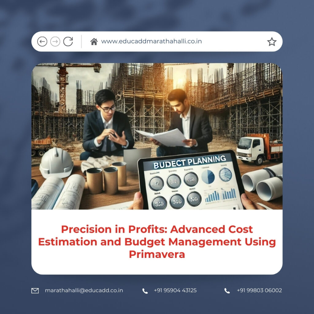 Primavera Cost Budget Management