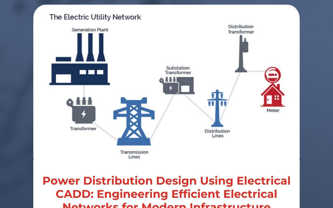 Power Distribution Design Using Electrical CADD: Engineering Efficient Electrical Networks for Modern Infrastructure