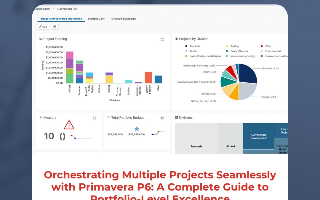 Orchestrating Multiple Projects Seamlessly with Primavera P6: A Complete Guide to Portfolio-Level Excellence