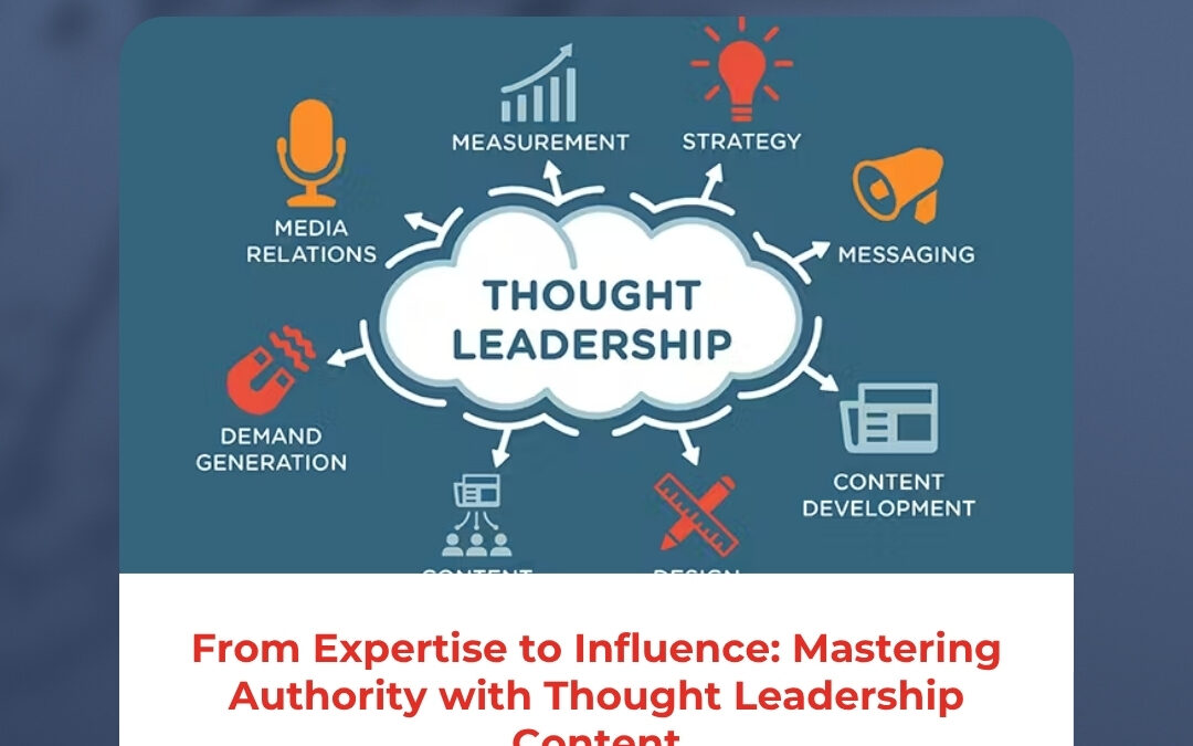 From Expertise to Influence: Mastering Authority with Thought Leadership Content