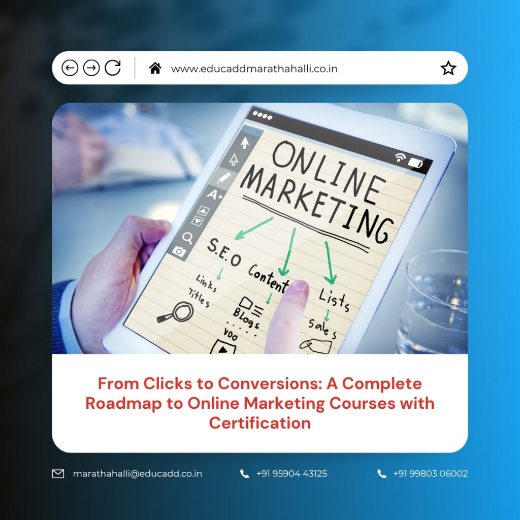 Online Marketing Course Certification