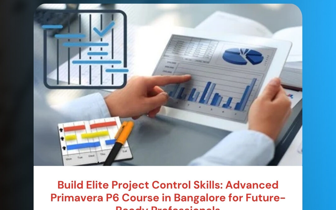 Build Elite Project Control Skills: Advanced Primavera P6 Course in Bangalore for Future-Ready Professionals