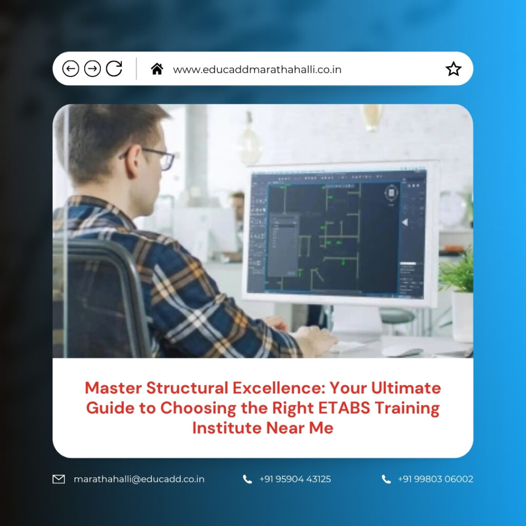 ETABS Training Institute Near Me