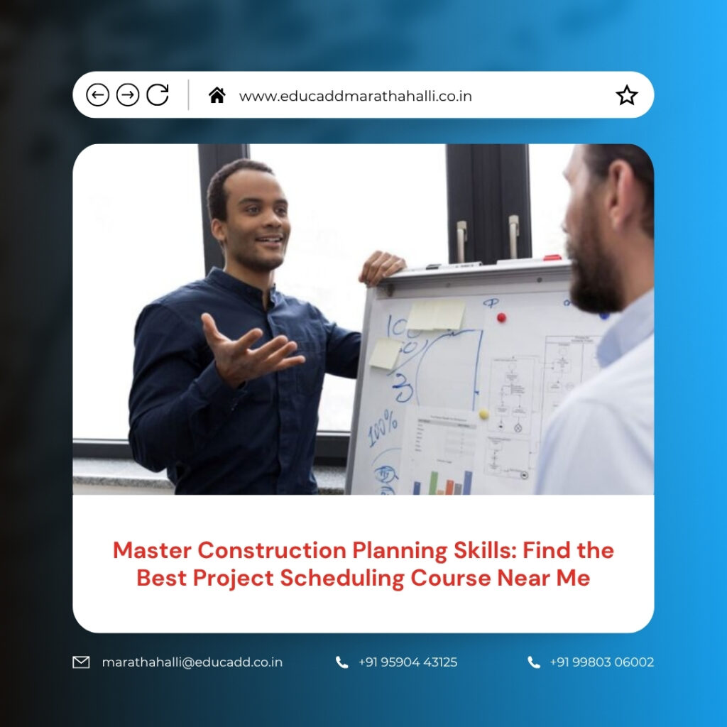 Construction Project Scheduling Course