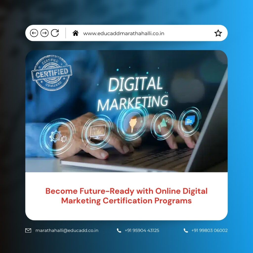 Online Digital Marketing Certification