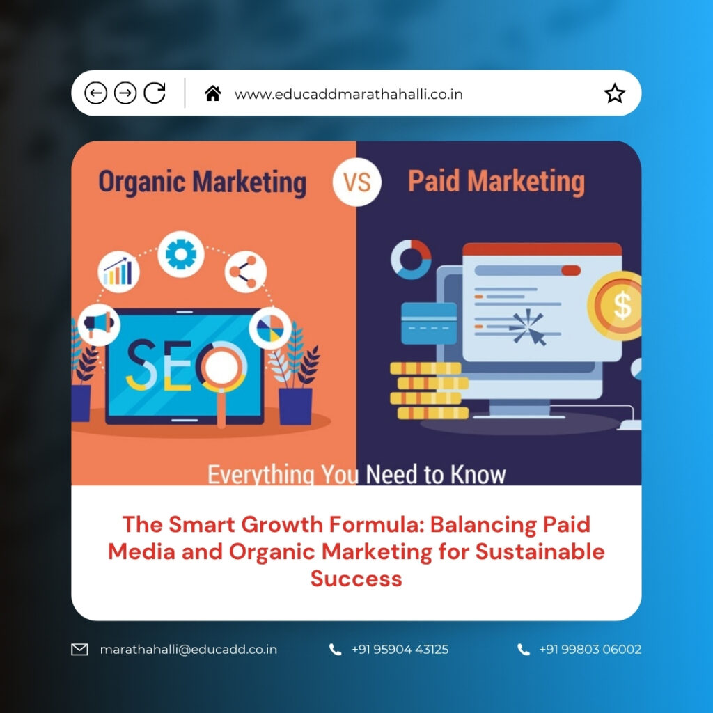 Paid Organic Marketing Balance