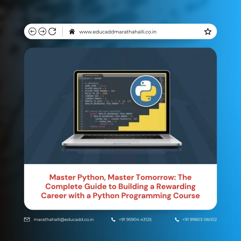 Python Programming Course Career