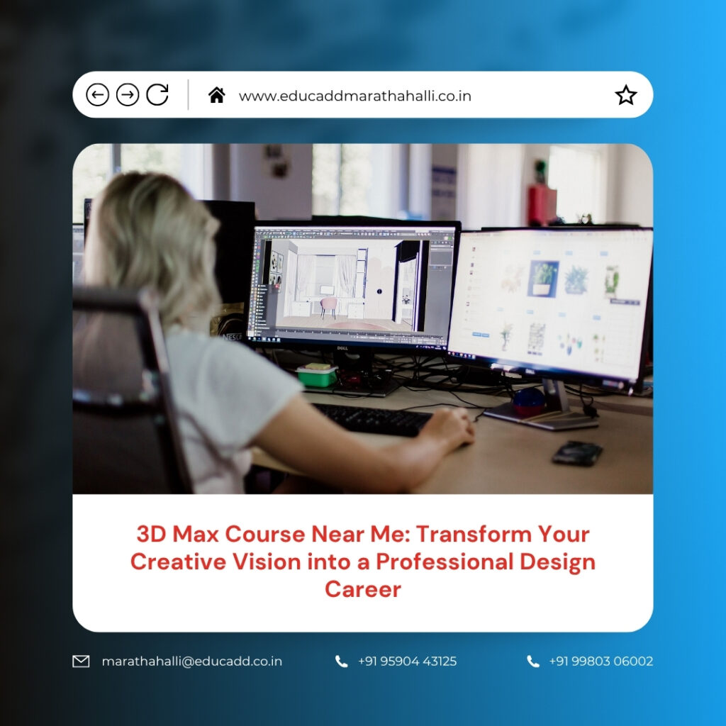 3D Max Course Near Me